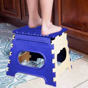 12-Inch Folding Step Stool with Handle