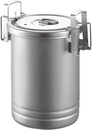 2025 Stainless Steel Camping Cookware Pot - 3-in-1 Portable Rice Cooker & Steamer | Outdoor Cooking Kit for Hiking/Backpacking | Durable Travel Pot with Foldable Handle & Strainer Lid