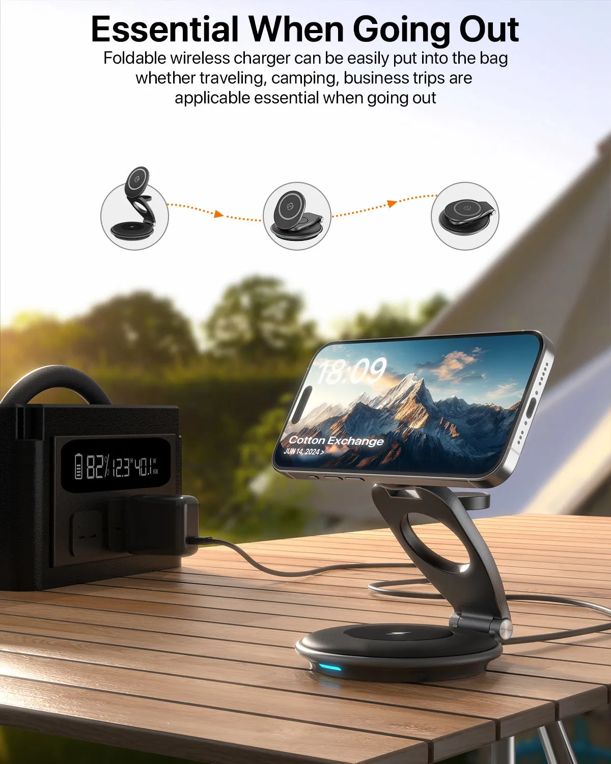 3-in-1 Exceptional value 30W Charger Travel Adapter MagSafe Included Cost-efficient – Foldable