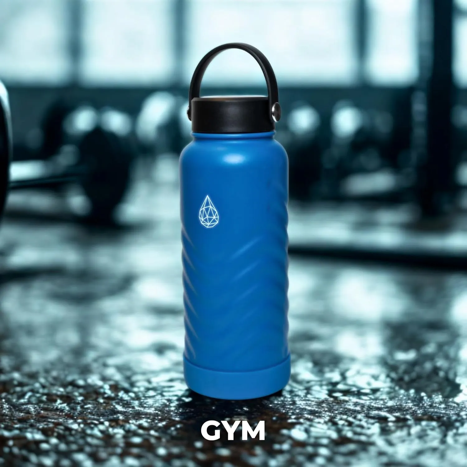 32oz Stainless Steel Insulated Water Bottle, 48H Ice Cold & 24H Hot, Leak-Proof Wide Mouth Lids (Straw & Spout), BPA-Free Bottles, Mens Water Bottle for Gym, Hiking, Travel - Green