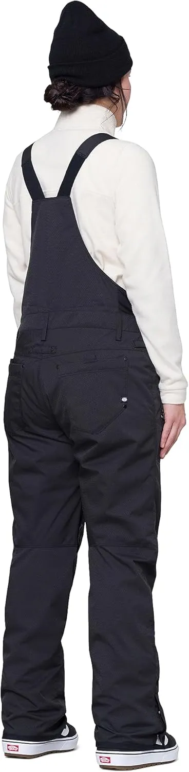 686 Women's Black Magic Bib - Ski & Snowboard Bib Pants - Water & Weather Resistant