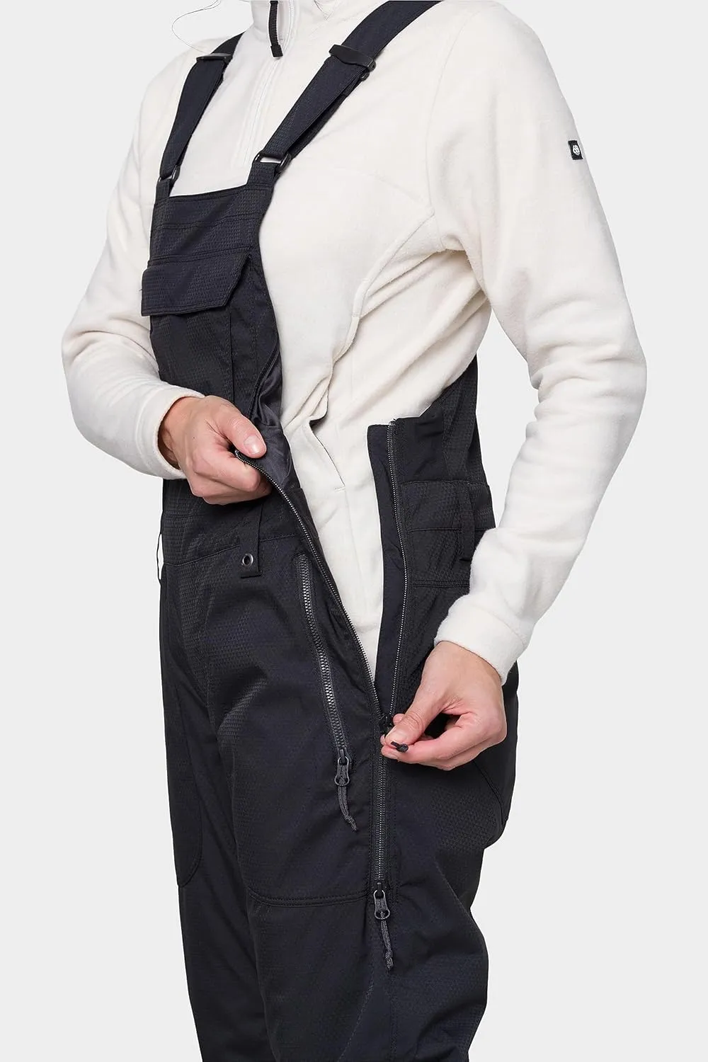 686 Women's Black Magic Bib - Ski & Snowboard Bib Pants - Water & Weather Resistant