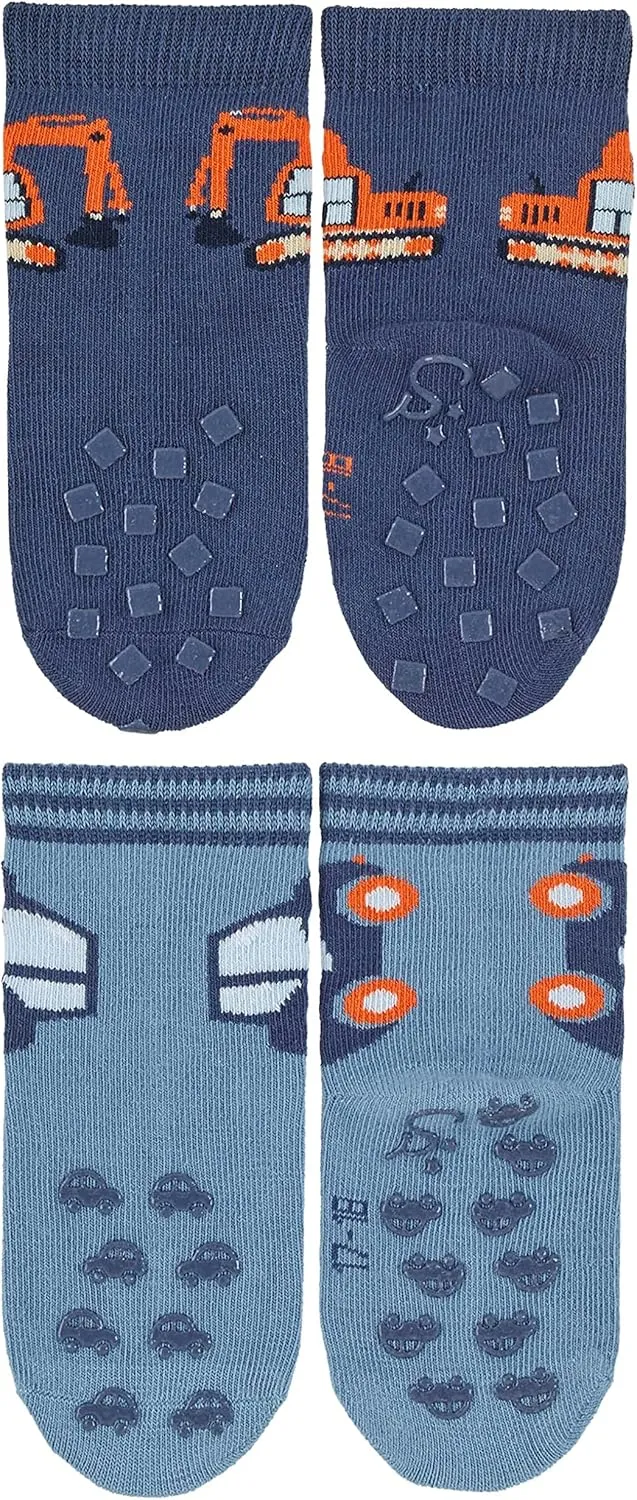 abs crawling sock plug pack excavator   car baby boys ABS socks