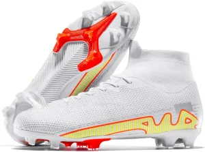 Adult Soccer Cleats Men-High-Tops Slip-On Lace Up Football Shoes for Youth Soccer Shoes Indoor Outdoor AG FG