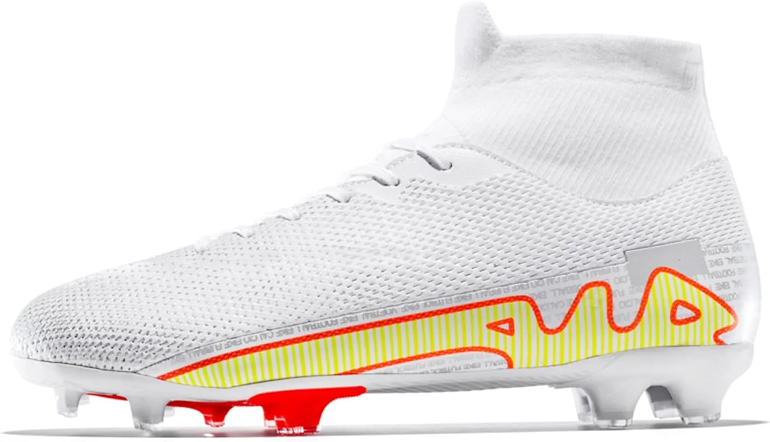 Adult Soccer Cleats Men-High-Tops Slip-On Lace Up Football Shoes for Youth Soccer Shoes Indoor Outdoor AG FG