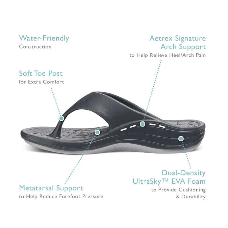 Aetrex Maui Arch Support Thong Men's