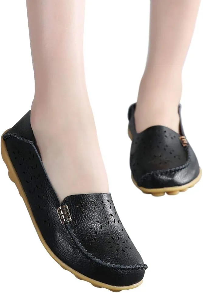 Alicegana Loafers for Women Shoes Casual: Slip on Flat Shoes Ladies Comfortable Dressy Moccasins Driving Penny Loafers