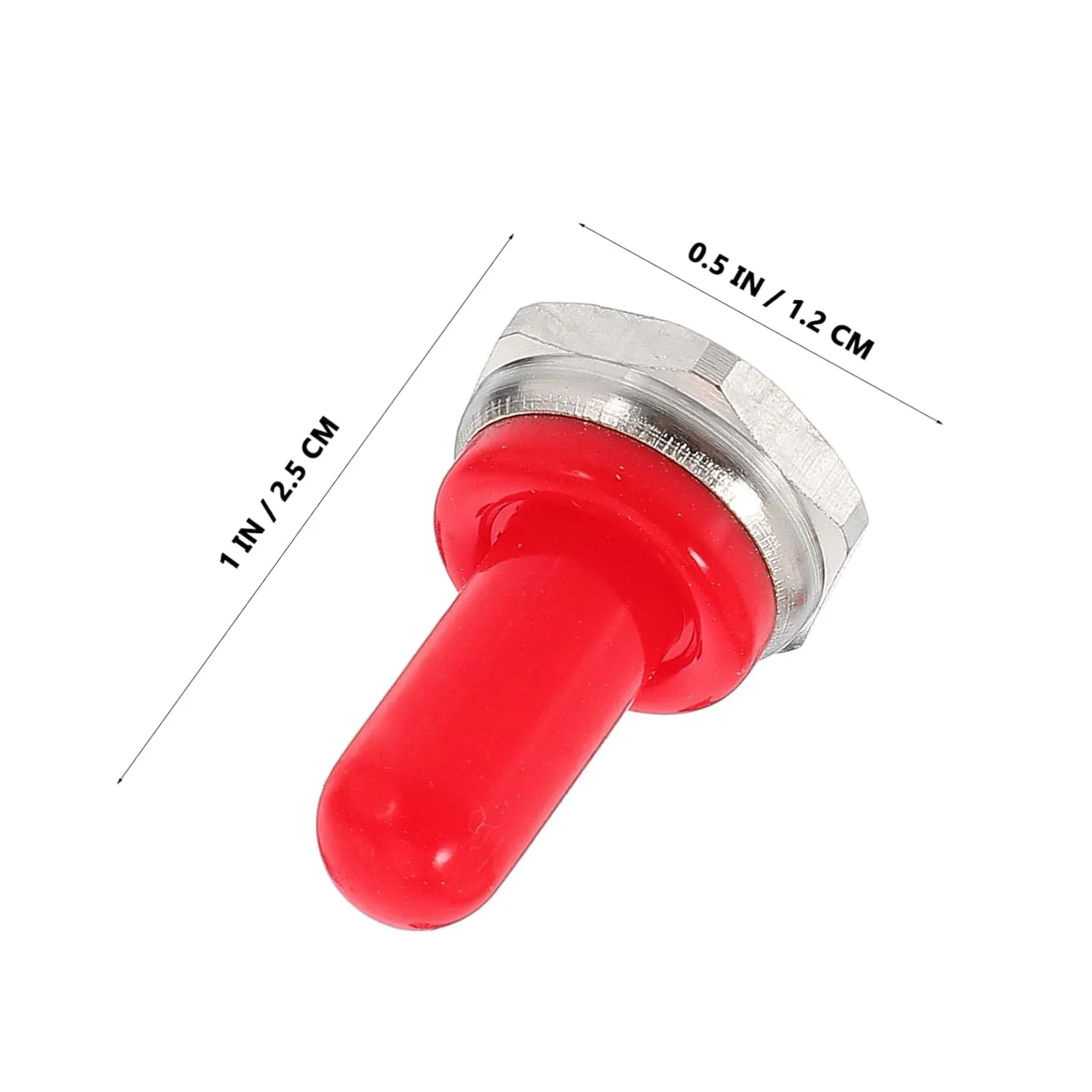 Alipis Miniature Switch Boot 4 Pack Waterproof Toggle Switch Cap Cover for Dashboard and Industrial Applications