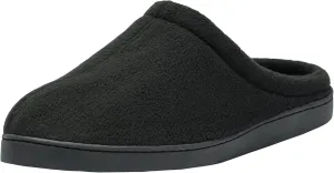 Alpine Swiss Wide Mens Fleece Clog Slippers | Wide Width Slip-On House Shoes with Memory Foam | Cozy Durable Indoor Comfort
