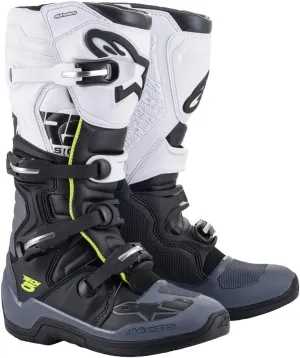 Alpinestars 2015015-102-12 Men's Tech 5 Motocross Boot, Black/Dark Gray/White, 12