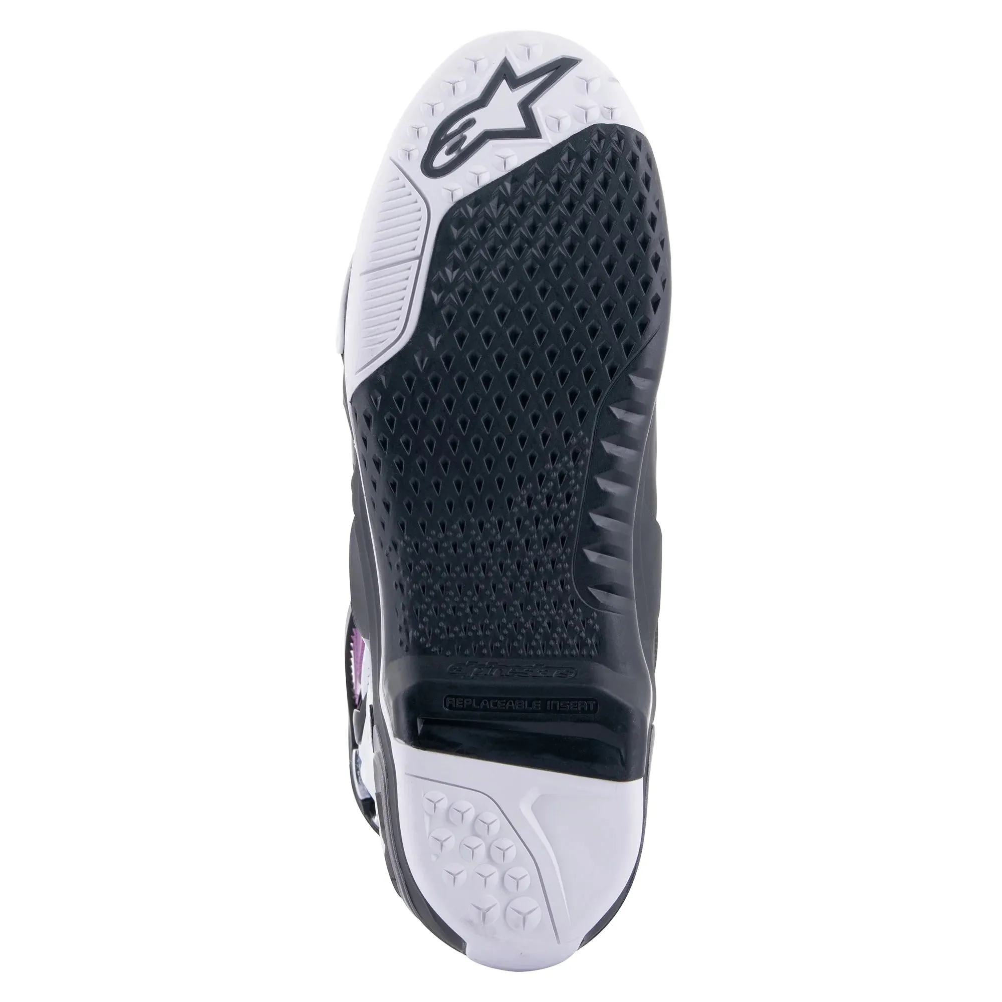 ALPINESTARS 2025 TECH 10 SUPERVENTED BLACK/ENAMEL BLUE/PURPLE/WHITE BOOTS