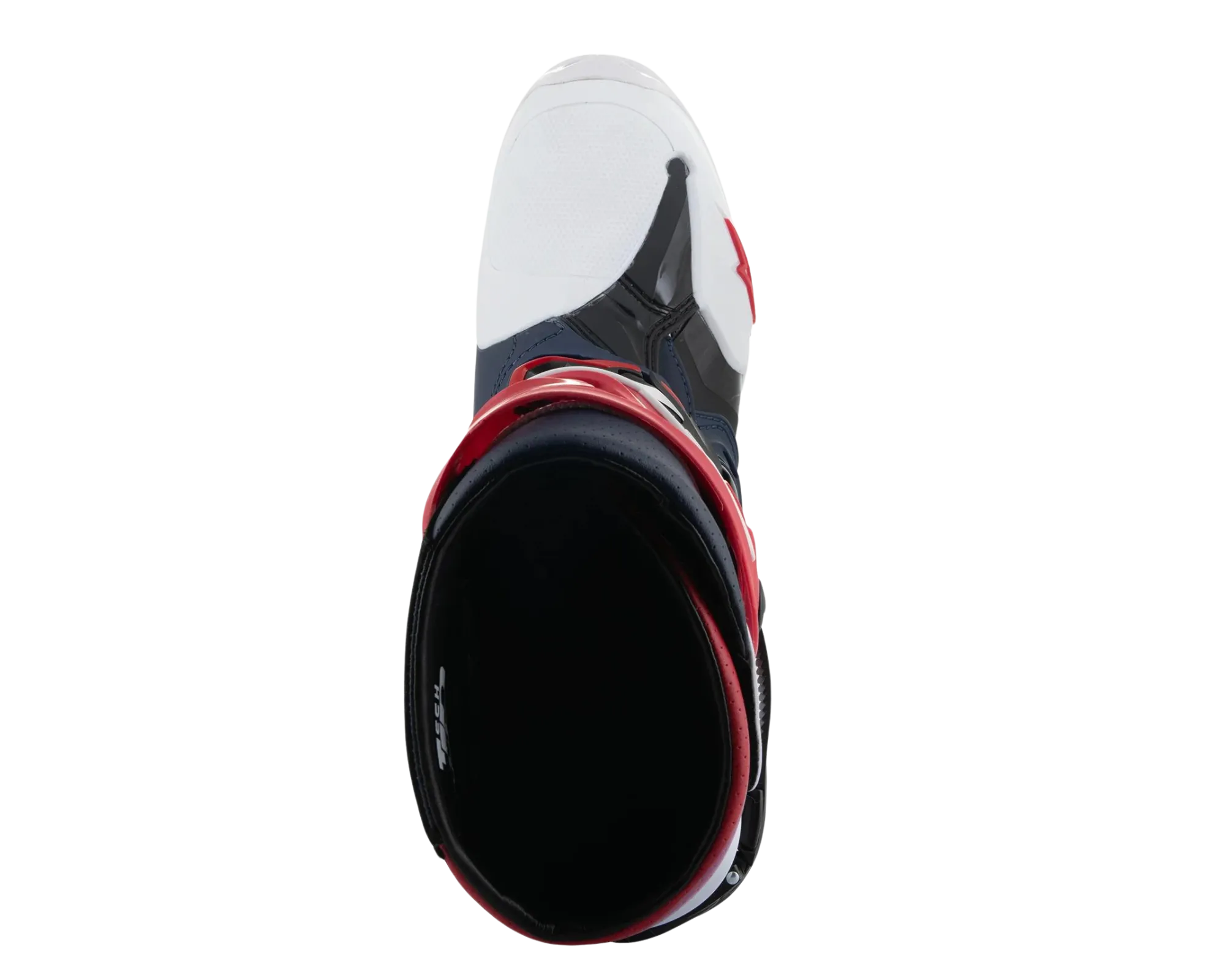ALPINESTARS 2025 TECH 10 SUPERVENTED NIGHT NAVY/WHITE/RAINBOW BOOTS