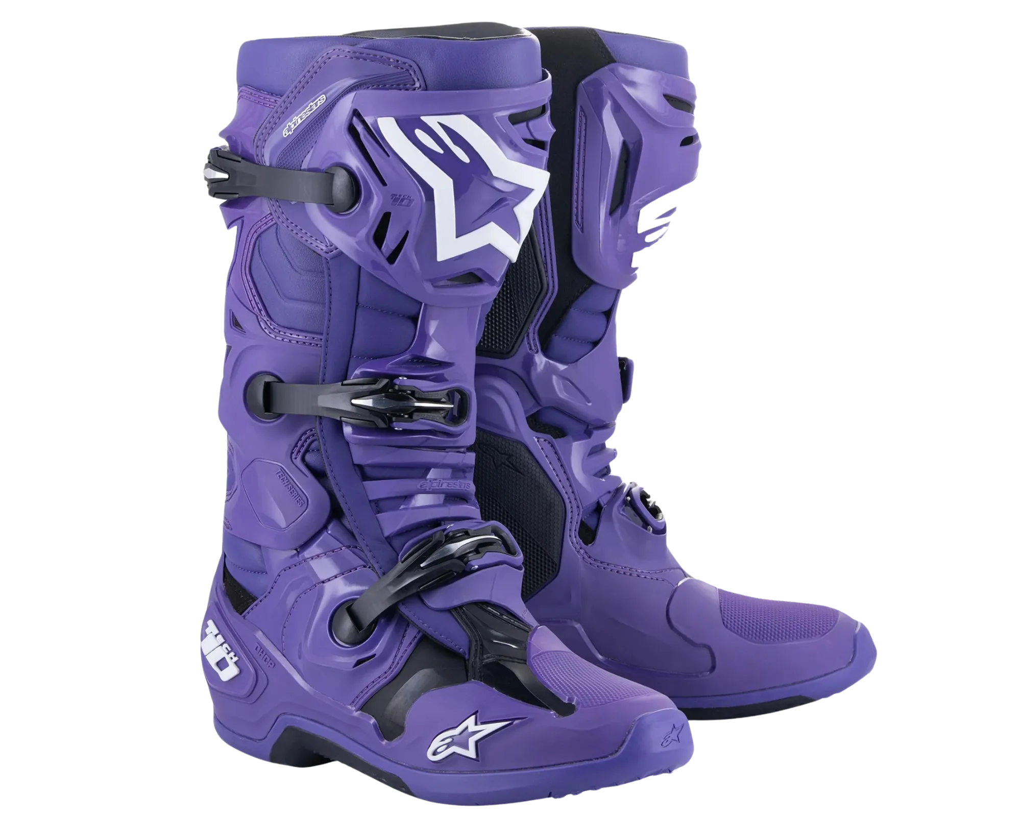 ALPINESTARS 2025 TECH 10 ULTRAVIOLET/BLACK BOOTS