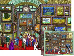 Antelope - 1000 Piece Puzzle for Adults, Van Gogh Jigsaw Puzzles 1000 Pieces, Van Gogh's Time Travel to Muse Da Orsay Puzzles for Adults 1000 PC by Alireza Karimi Moghaddam