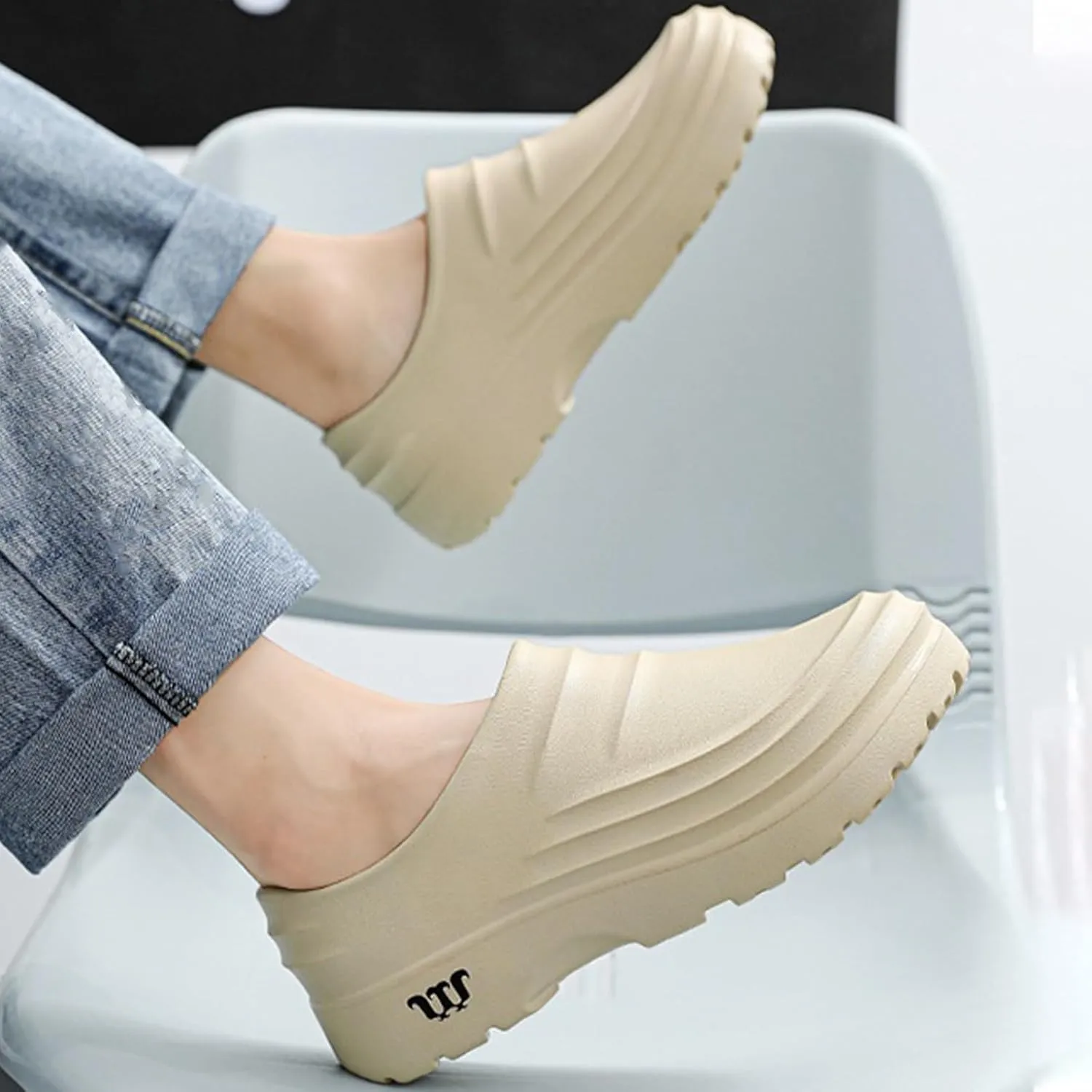 Armadillo Clogs for Women Men, Armadillo Chef Shoes Healthy Non-Slip Comfort, Oil Resistant, Kitchen Work Clogs(A-Black,9.5 Women/8 Men)