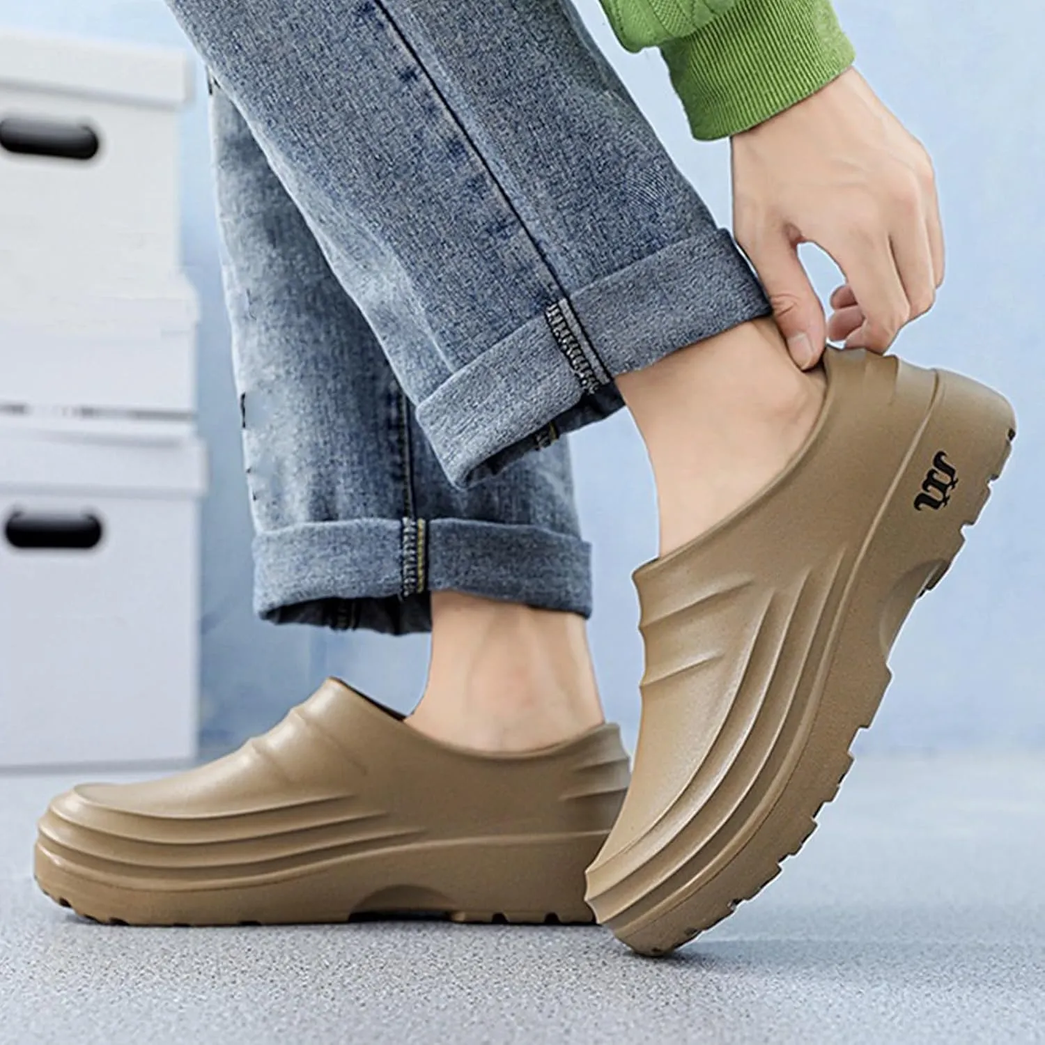 Armadillo Clogs for Women Men, Armadillo Chef Shoes Healthy Non-Slip Comfort, Oil Resistant, Kitchen Work Clogs(A-Black,9.5 Women/8 Men)