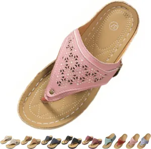 Avylays Orthopedic Sandals, Breathable Mesh Sports Sandals With Non-Slip Sole, Women’s Thick-Soled Wedge Heel Slippers