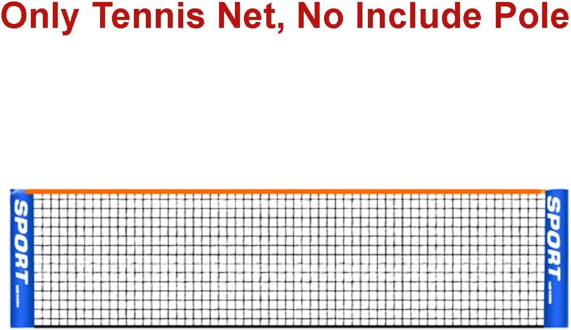 Badminton Pickleball Net, Polyester Badminton Net Replacement, Kids Adult Volleyball Training Net for Tennis, Volleyball, Only Tennis Net,No Include Pole