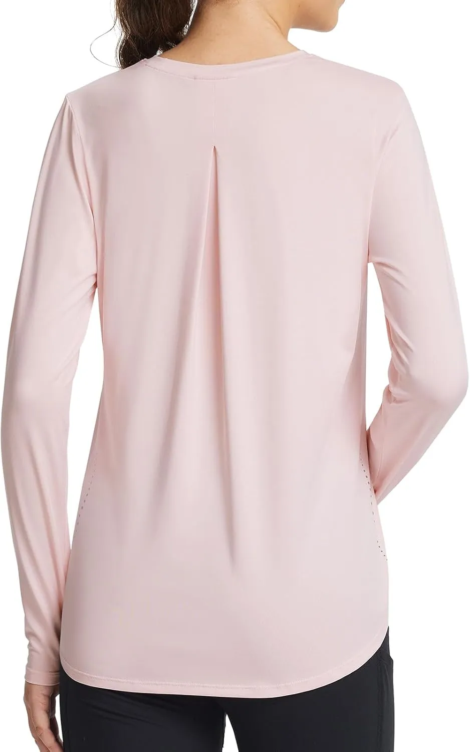 baleaf Long Sleeve Workout Tops for Women Running Athletic Shirts Active Quick Dry Lightweight Moisture Wicking