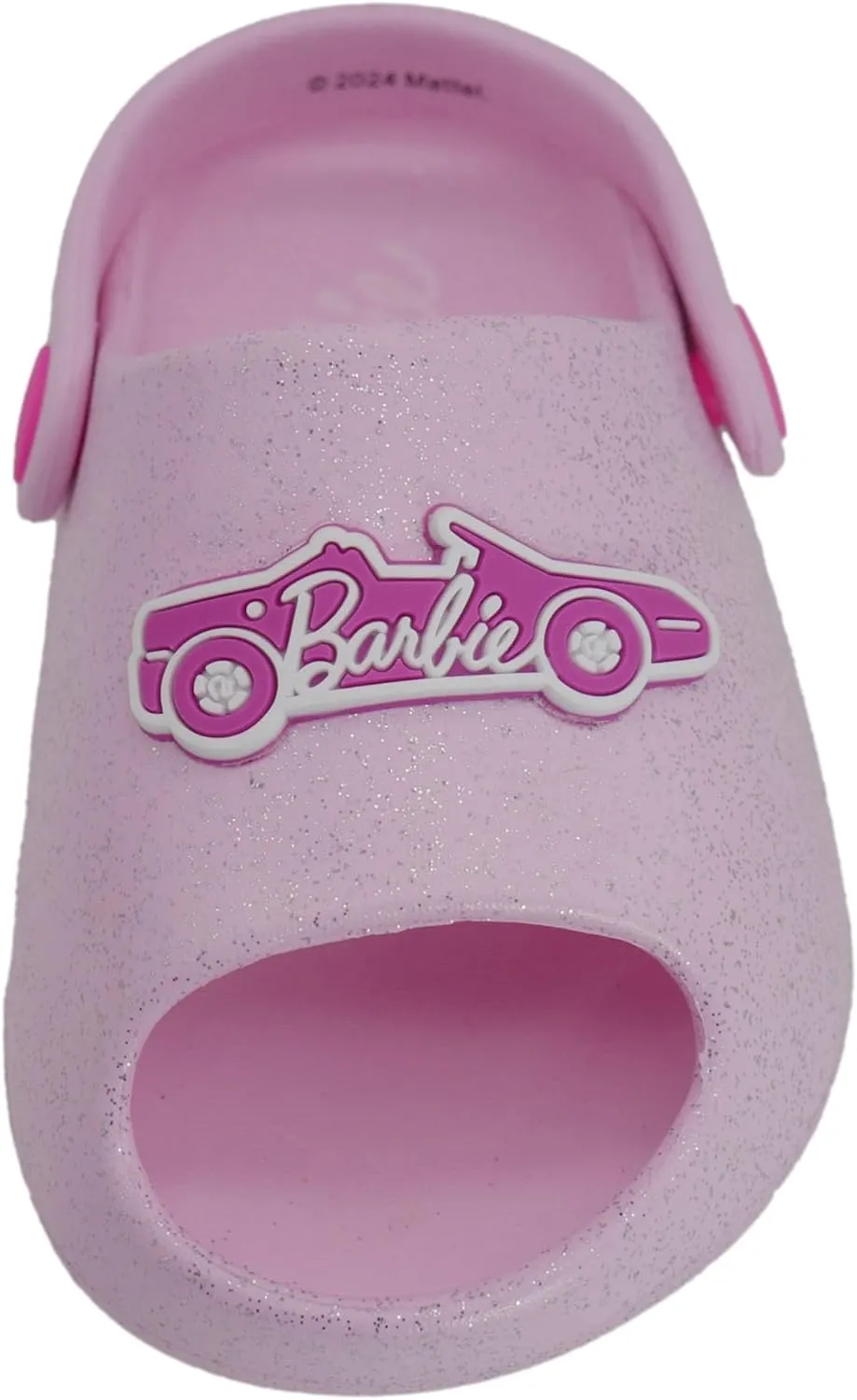 Barbie Toddler Girls' Cloud Slides - Cute & Comfy Slip-On Sandals for Summer, Pool, or Beach