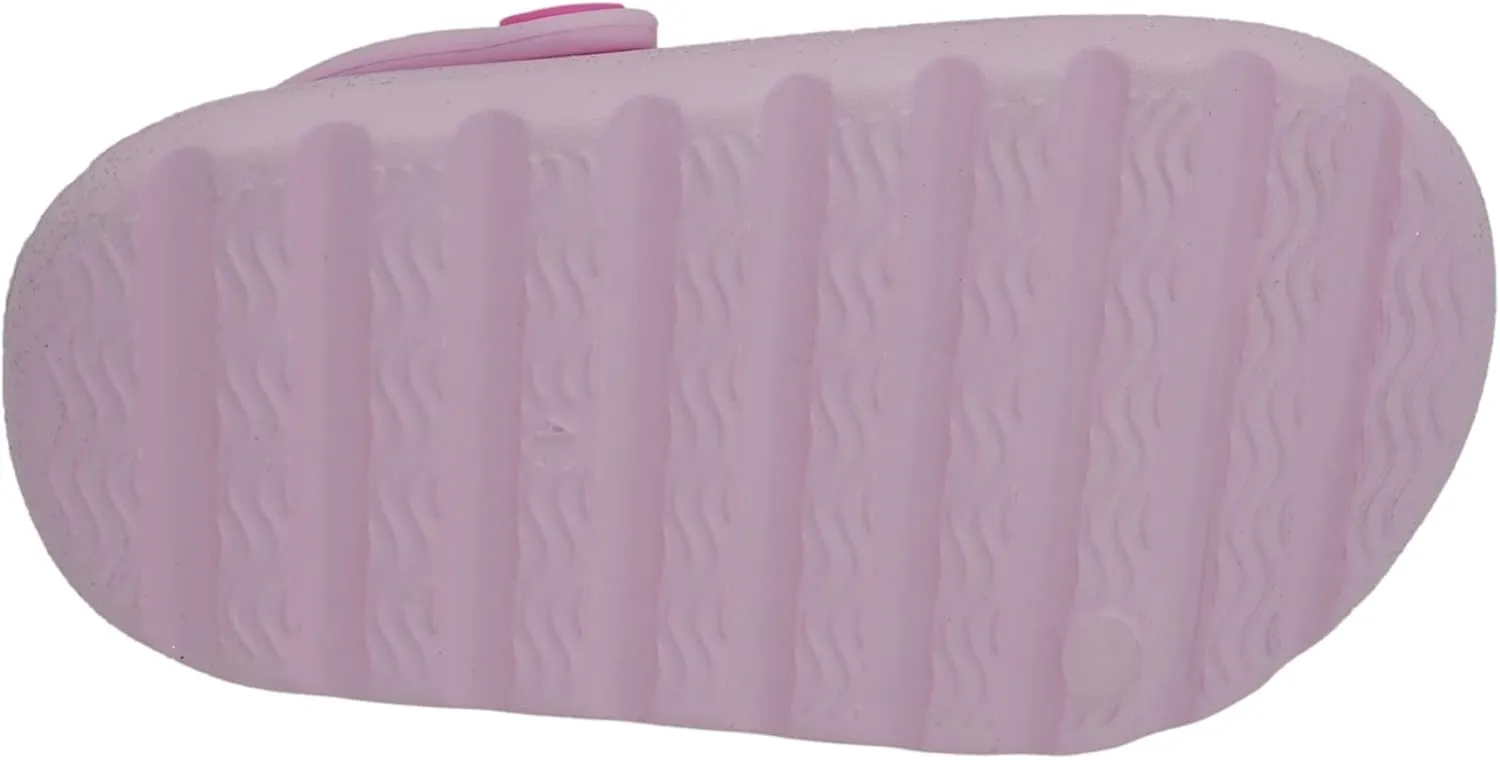 Barbie Toddler Girls' Cloud Slides - Cute & Comfy Slip-On Sandals for Summer, Pool, or Beach