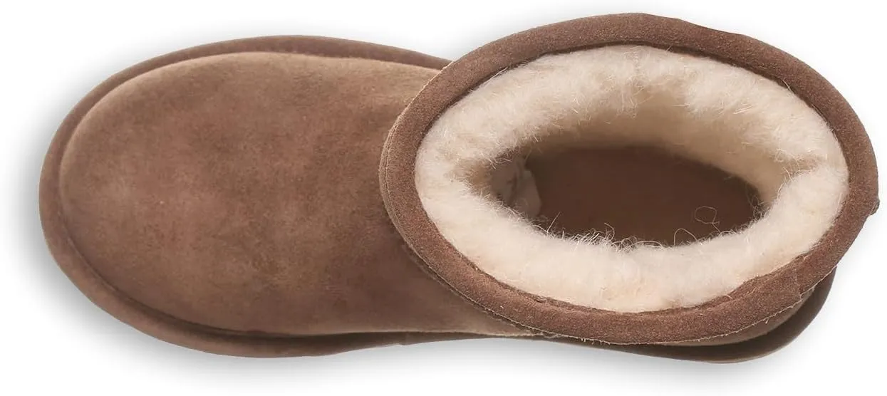 BEARPAW Elle Youth Multiple Colors | Youth's Boot Classic Suede | Youth's Slip On Boot | Comfortable Winter Boot