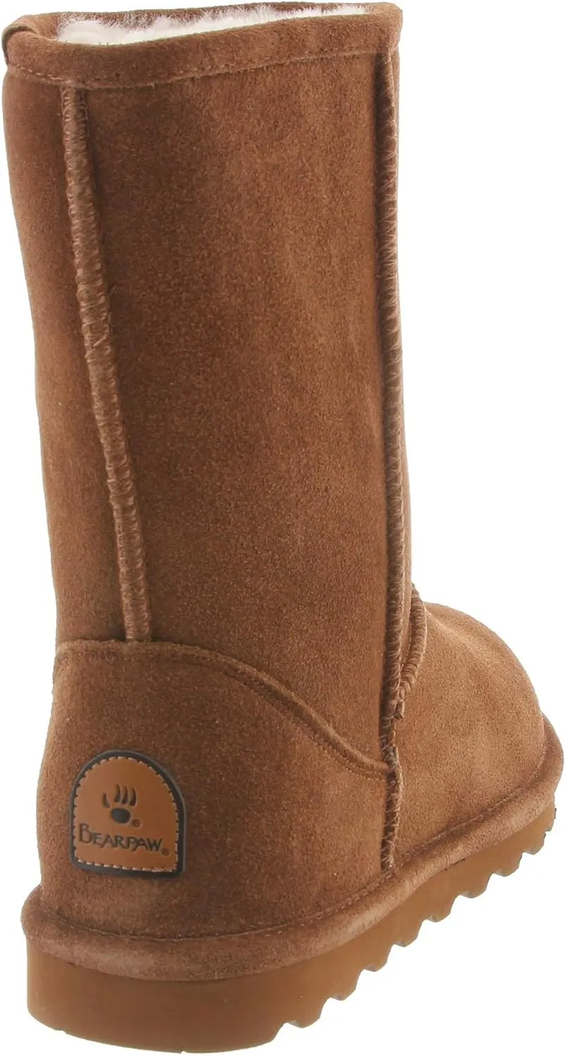 BEARPAW Women's Elle Short Multiple Colors | Women's Boot Classic Suede | Women's Slip On Boot | Comfortable Winter Boot