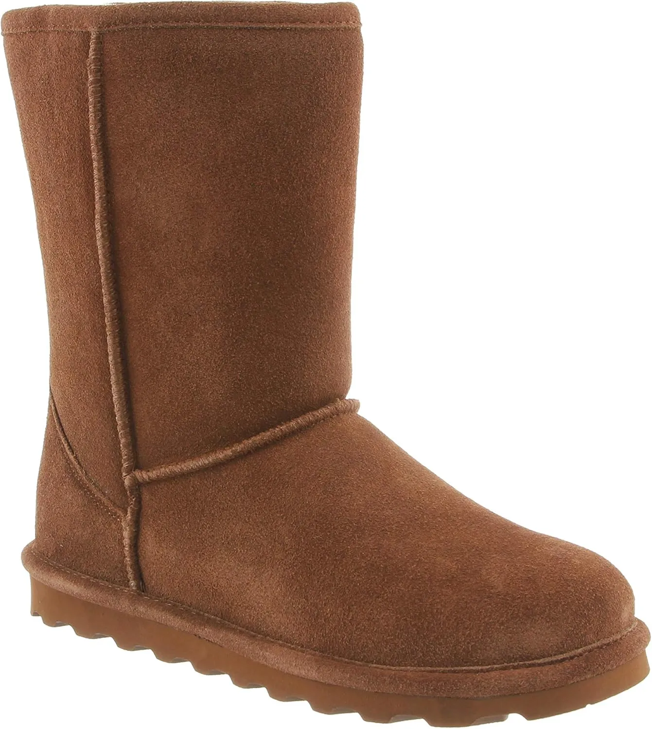 BEARPAW Women's Elle Short Multiple Colors | Women's Boot Classic Suede | Women's Slip On Boot | Comfortable Winter Boot