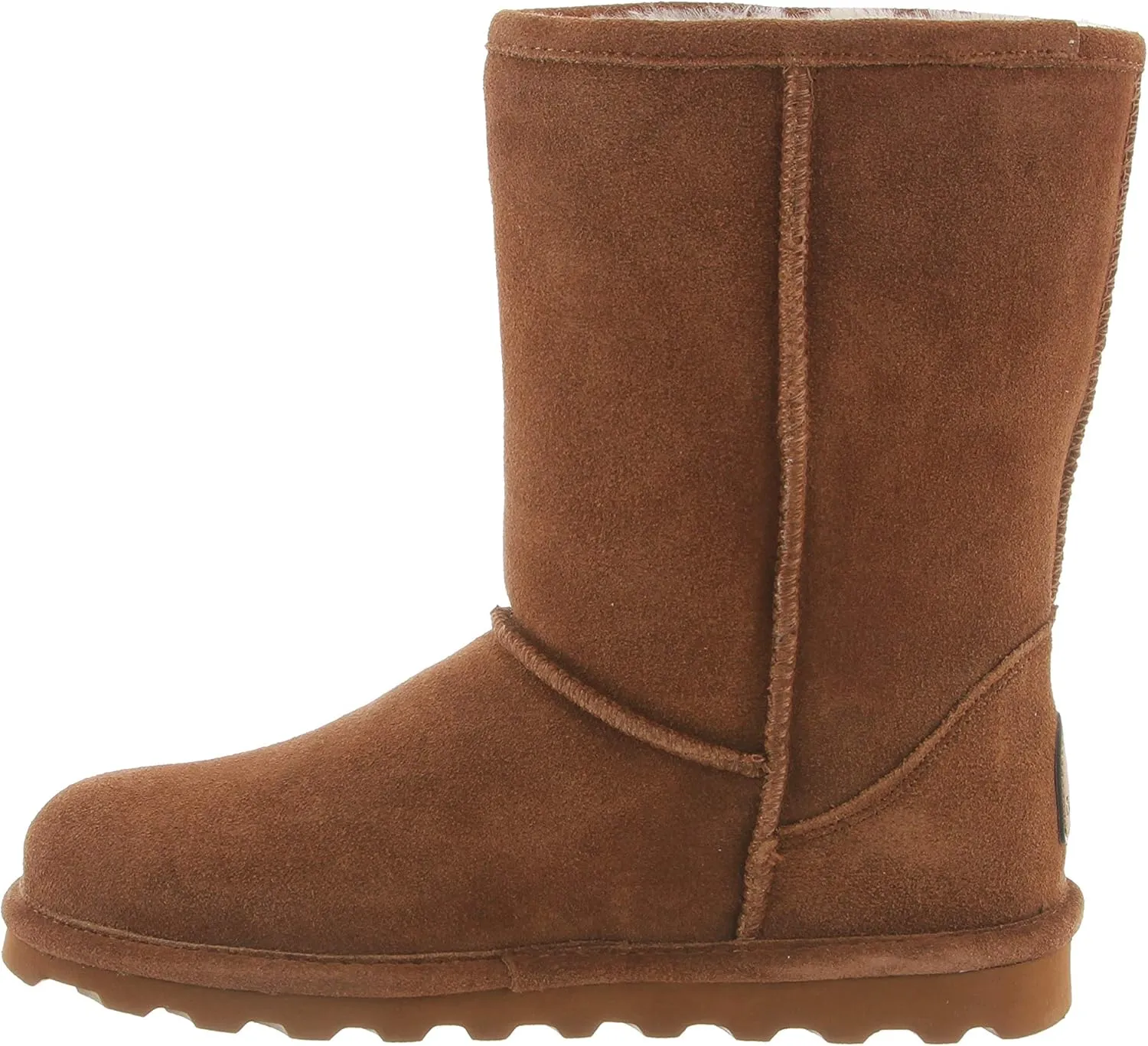 BEARPAW Women's Elle Short Multiple Colors | Women's Boot Classic Suede | Women's Slip On Boot | Comfortable Winter Boot