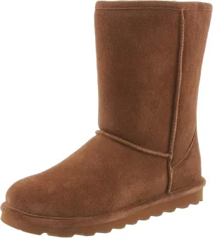 BEARPAW Women's Elle Short Multiple Colors | Women's Boot Classic Suede | Women's Slip On Boot | Comfortable Winter Boot