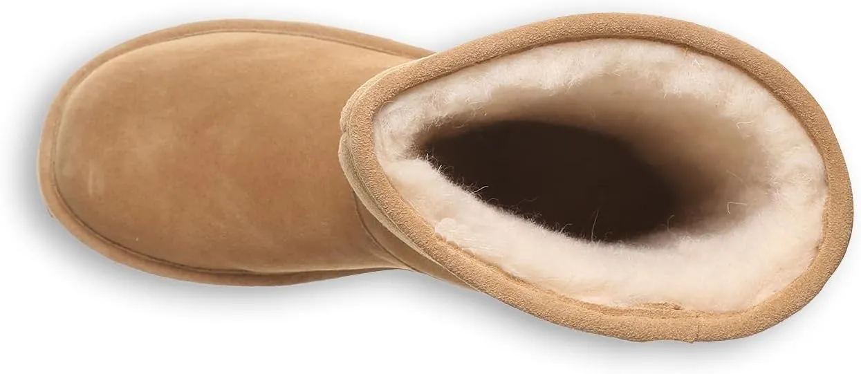 BEARPAW Women's Lydia II Classic Suede Pull On Boot - Comfortable Winter Boot, Multiple Colors & Sizes