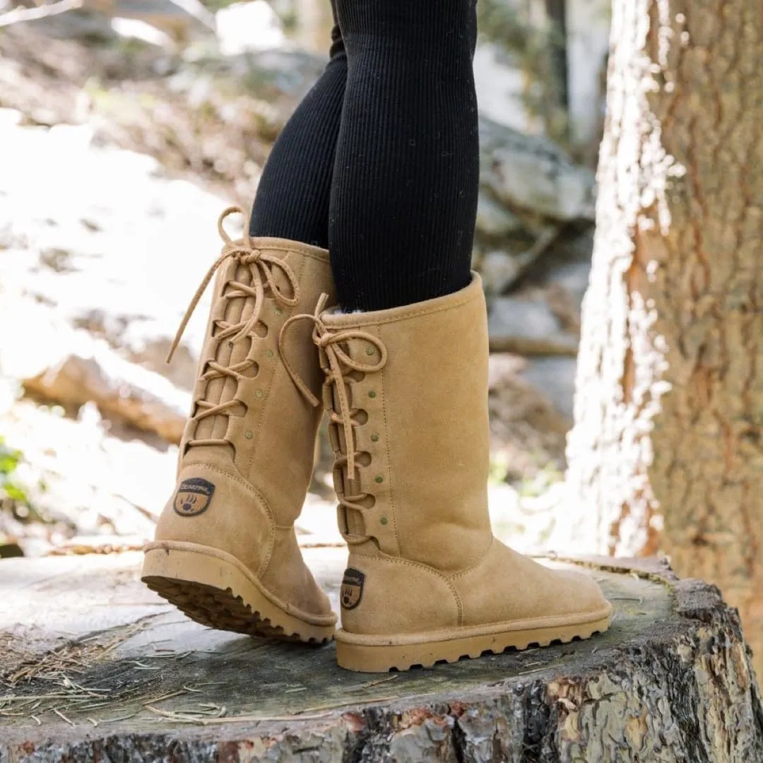 BEARPAW Women's Lydia II Classic Suede Pull On Boot - Comfortable Winter Boot, Multiple Colors & Sizes