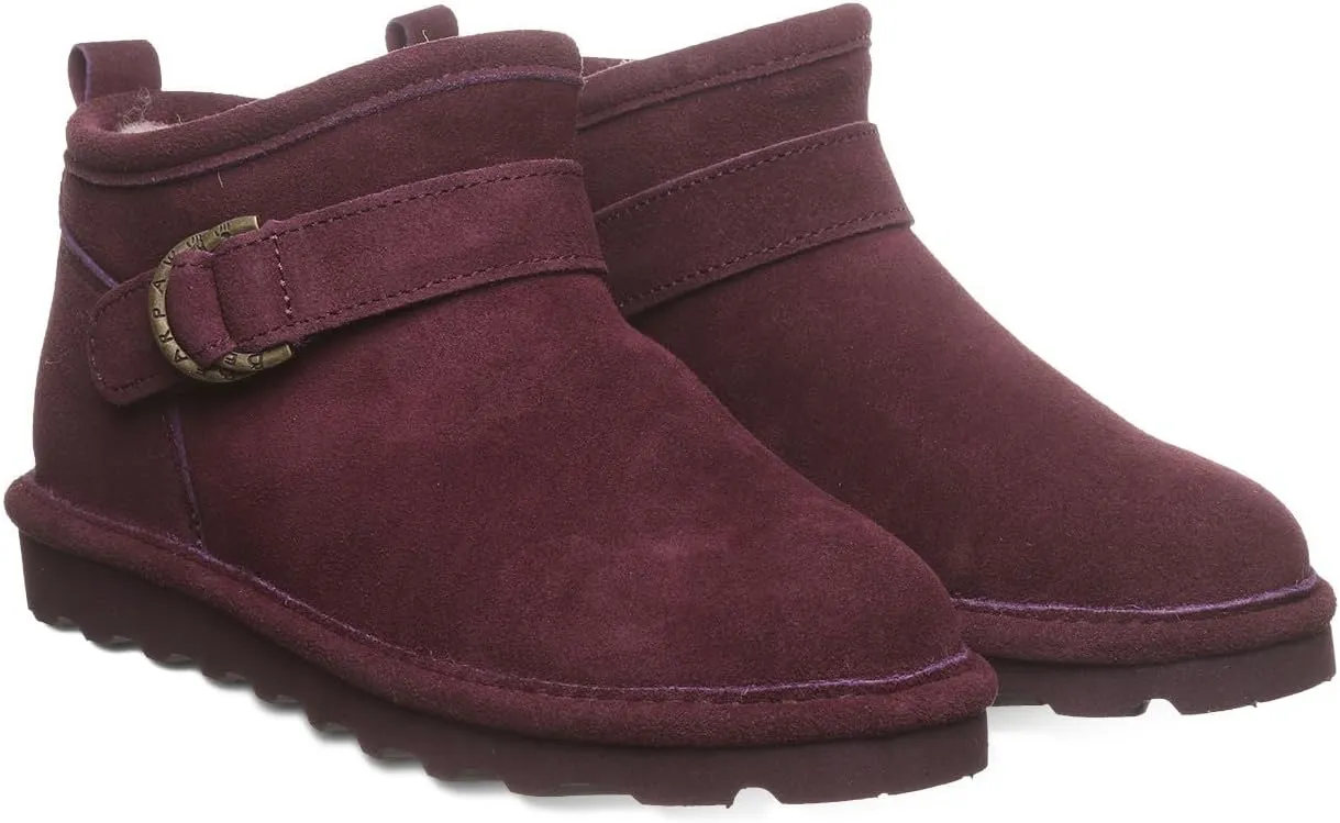 BEARPAW Women's Petite Boot Multiple Colors | Women's Ankle Boot | Women's Slip On Boot | Comfortable Winter Boot