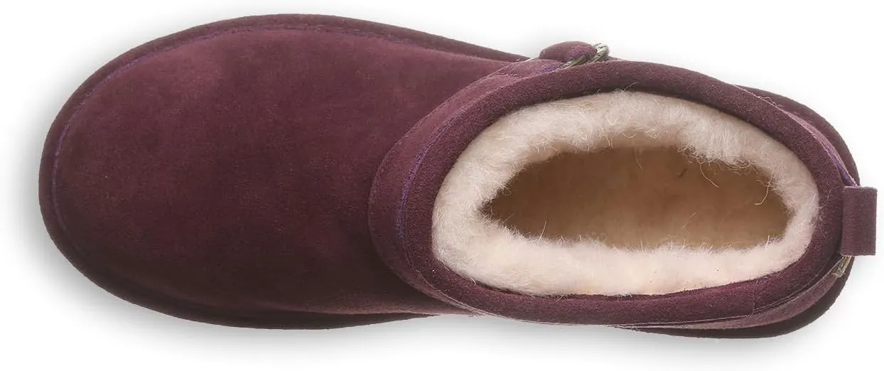 BEARPAW Women's Petite Boot Multiple Colors | Women's Ankle Boot | Women's Slip On Boot | Comfortable Winter Boot