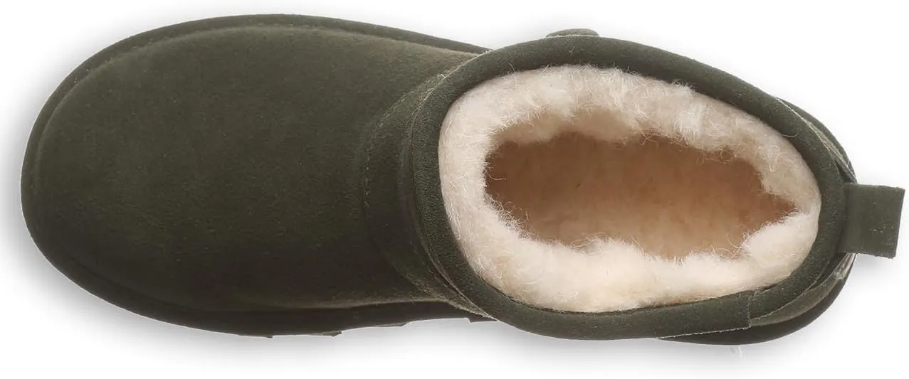 BEARPAW Women's Petite Boot Multiple Colors | Women's Ankle Boot | Women's Slip On Boot | Comfortable Winter Boot
