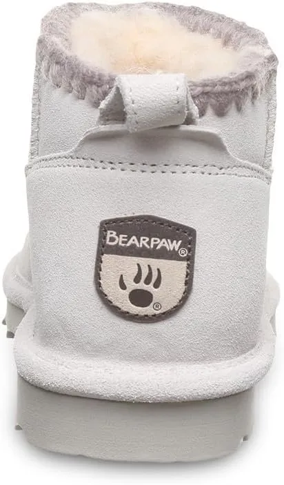 BEARPAW Women's Shorty Crochet Multiple Colors | Women's Ankle Boot | Women's Slip On Boot | Comfortable Winter Boot