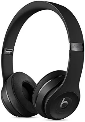 Beats Solo3 Wireless On-Ear Headphones - Black (Renewed)
