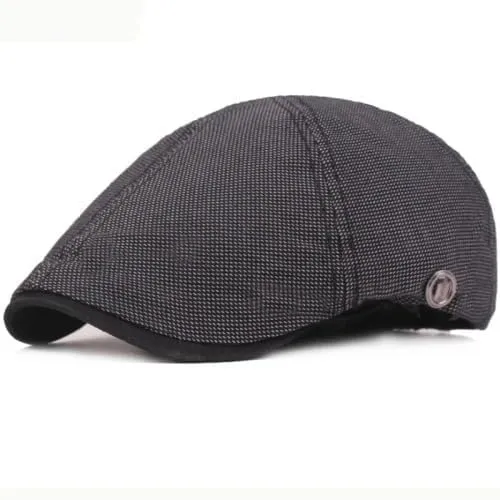 Beret Vintage Men Women Cap Hat for Spring Autumn Cotton Retro Beret Hat 6 Panel Flat Cap Men Women