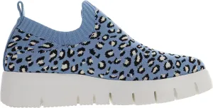 Bernie Mev Women's Fx Luna Wedge, Steel Blue Wild Dots, 11