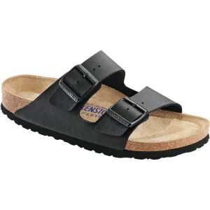 Birkenstock 55125 Arizona Soft Footbed - Black Birko Flor