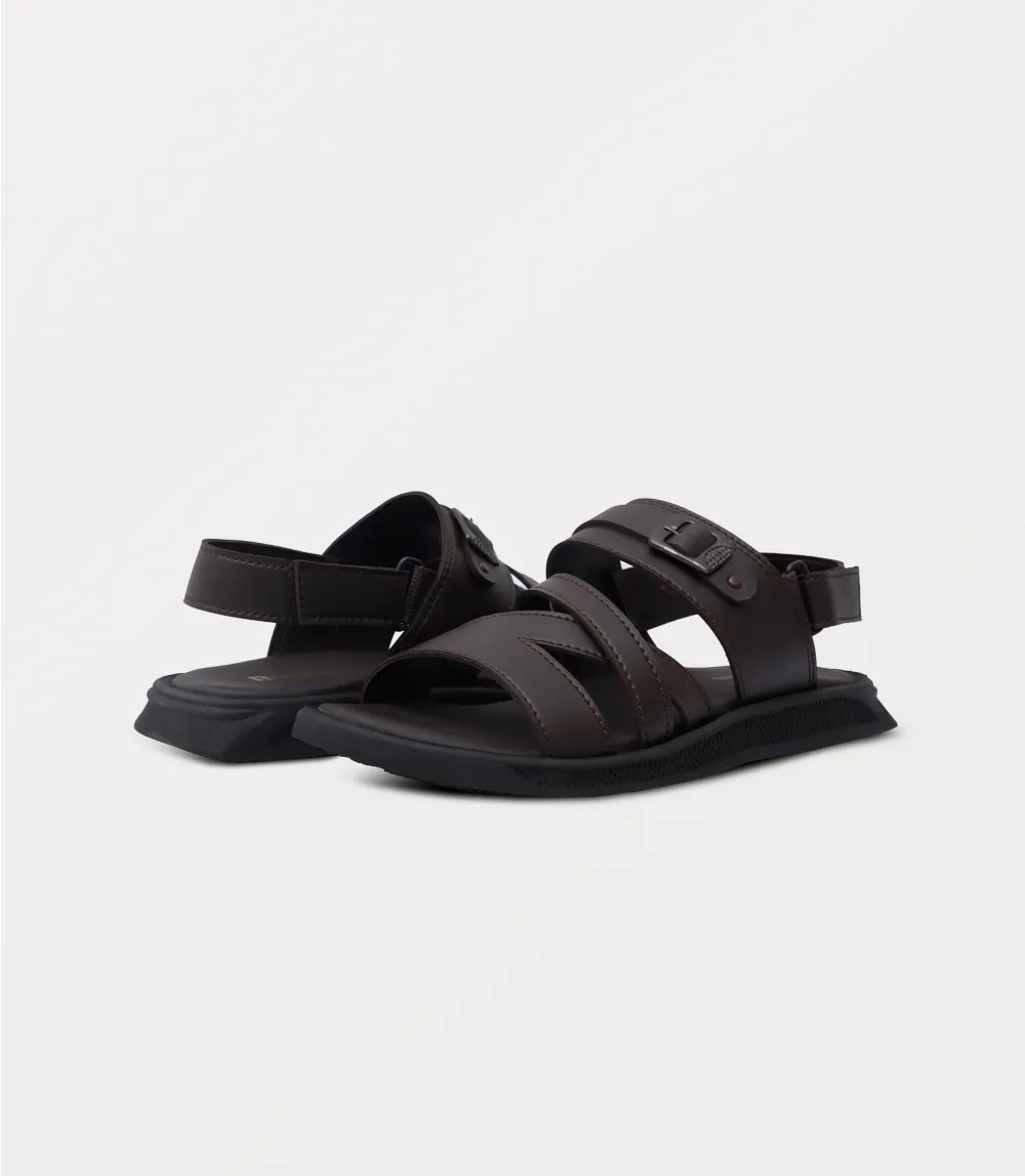 BM6826-ESPRESSO-Men Sandal