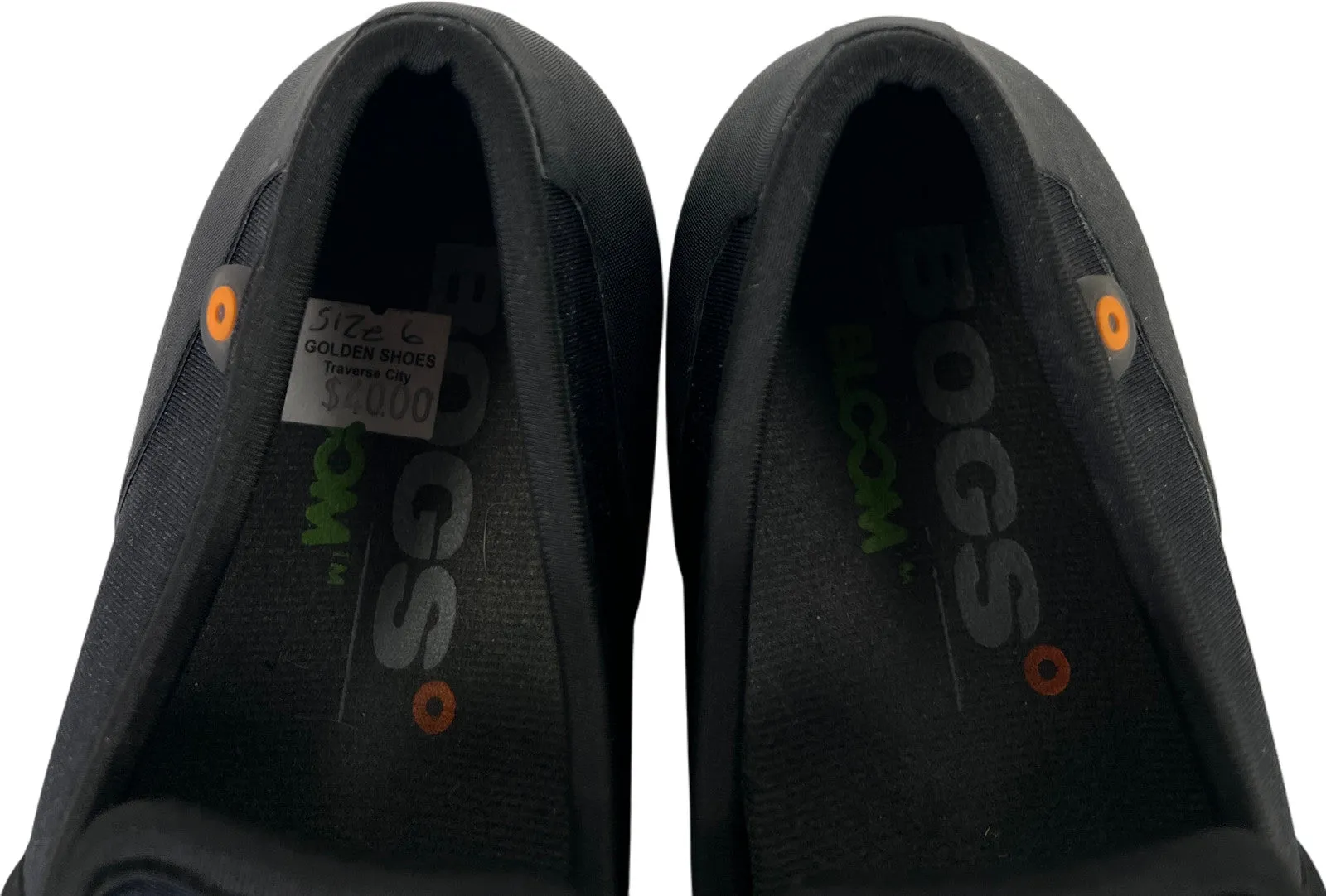 Bogs Women’s Black Water Resistant Kicker Loafers - 6