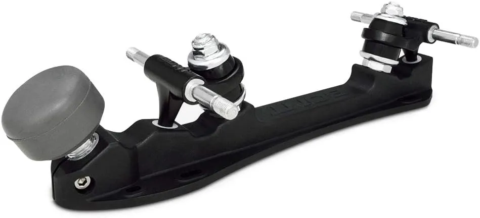 Bont Skates - Prostar Black Suede Professional Roller Skates with Glow Light Up Led Wheels - Indoor and Outdoor - Youth - Boys - Girls - Men - Women