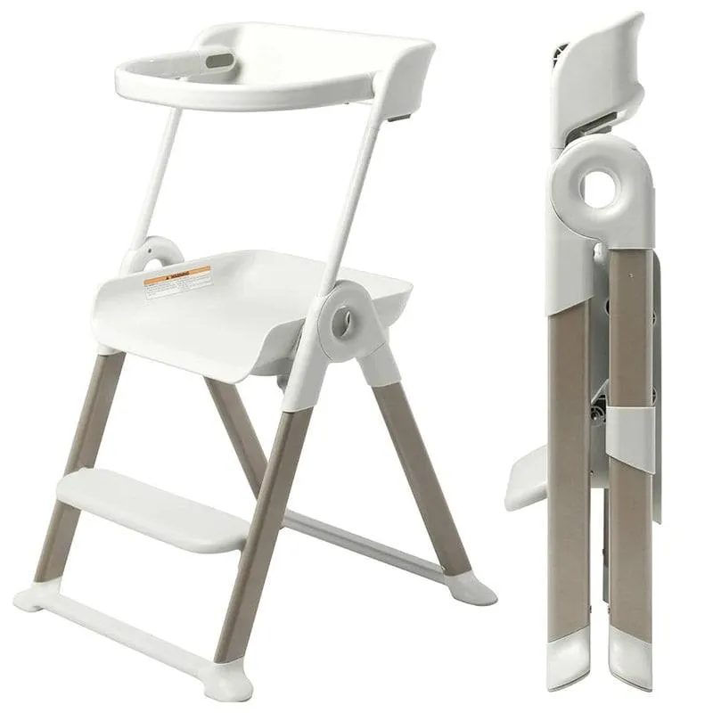 Boon Pivot Toddler Foldable Tower - White