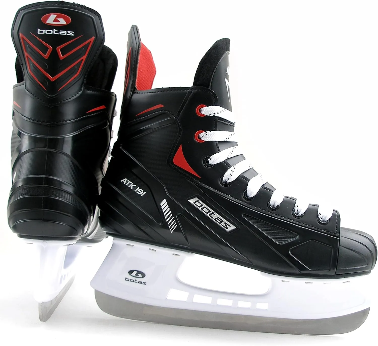 Botas - Draft/Attack Men's Ice Hockey Skates | Made in Europe (Czech Republic) | Color: Black