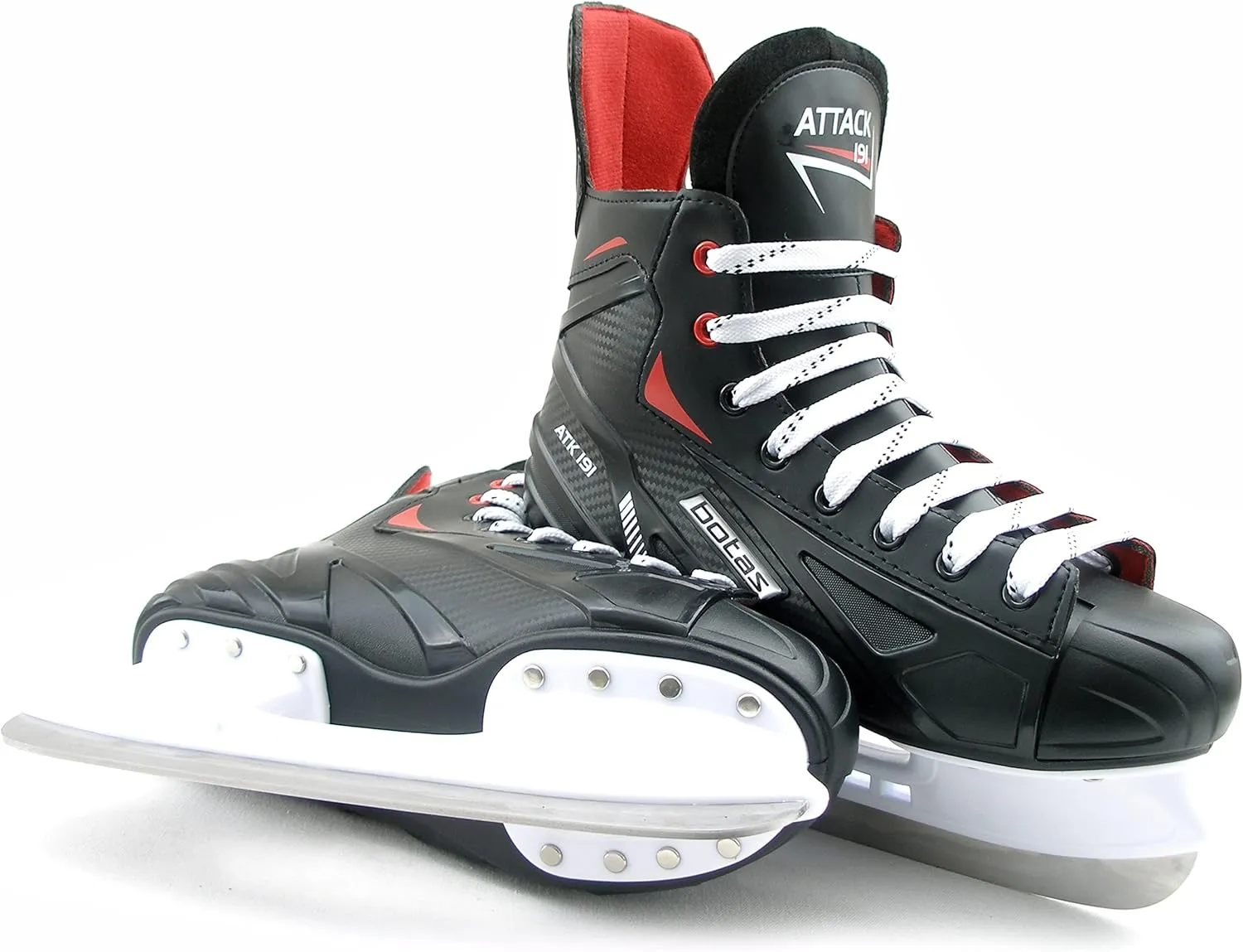 Botas - Draft/Attack Men's Ice Hockey Skates | Made in Europe (Czech Republic) | Color: Black