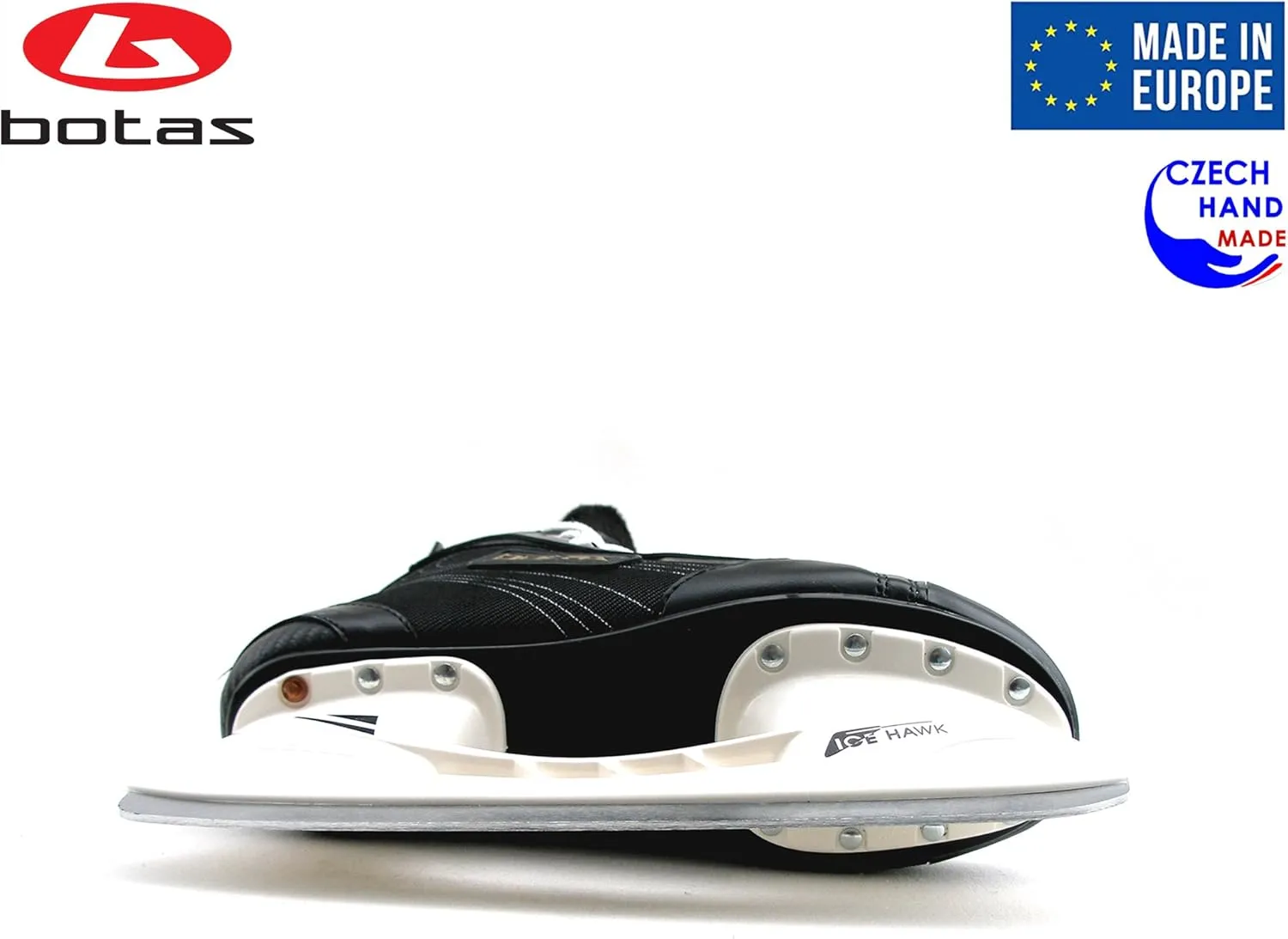 Botas - Draft/Attack Men's Ice Hockey Skates | Made in Europe (Czech Republic) | Color: Black