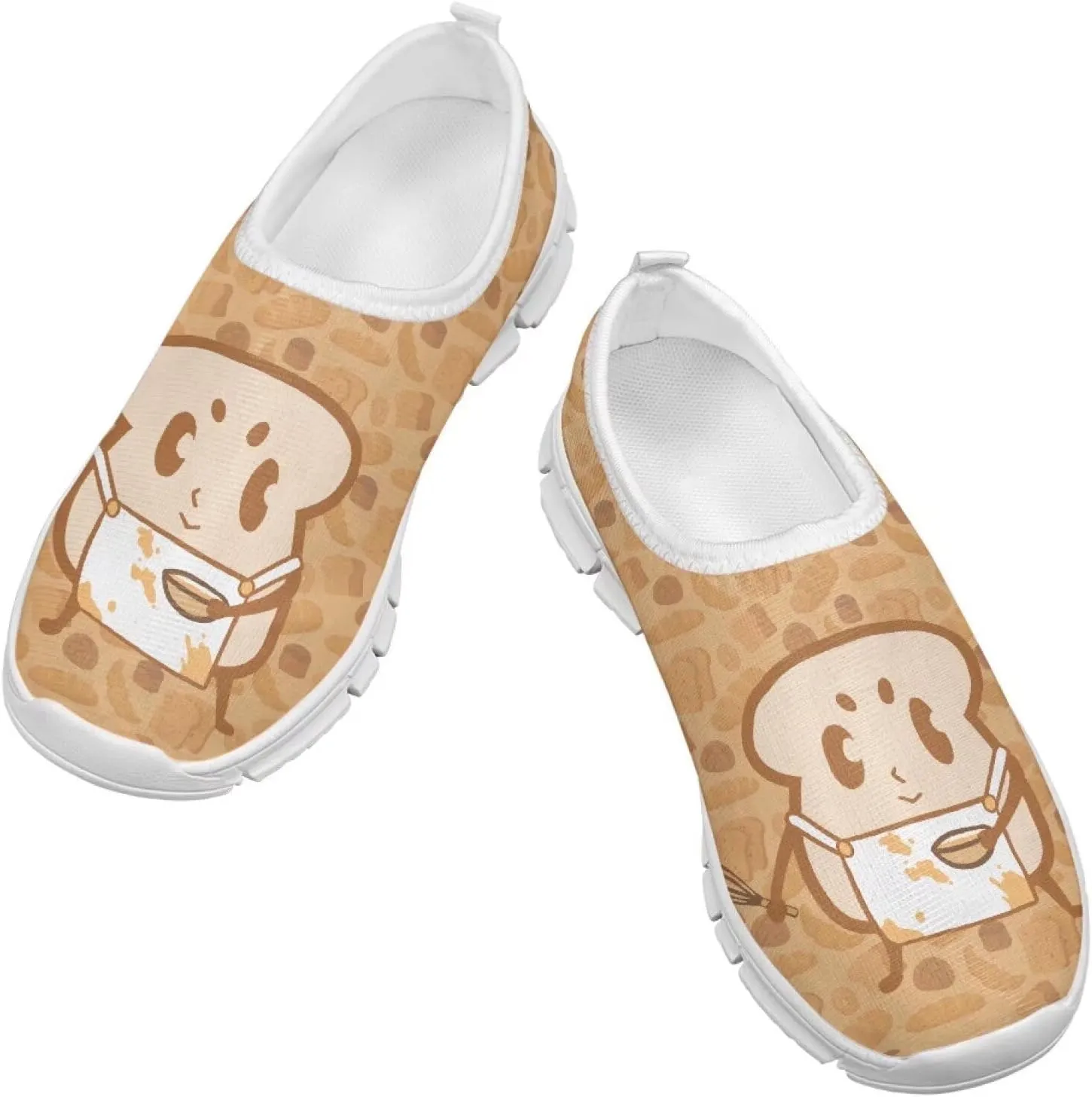 Boys Girls Shoes Kids Slip On Loafers Lightweight Non Slip Soft Walking Shoes Outdoor Low Top Casual Sneakers White Sole Size 11-15
