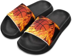 Boys Sandals with EVA Soft Sole Lightweight Slip-On Beach Slippers