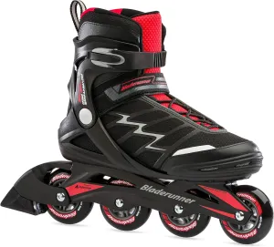 by Rollerblade Advantage Pro XT Men's Adult Fitness Inline Skate, Black and Red, Inline Skates ,12